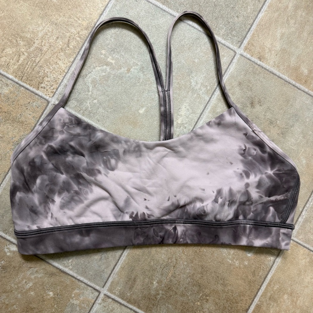Lululemon Tie-Dye Purple & grey Sports Bra - Women’s Size 10 #163